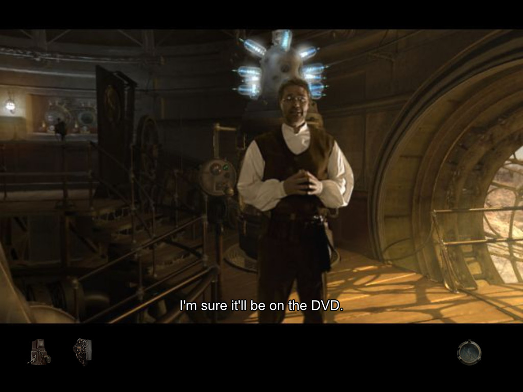 ATRUS: I'm sure it'll be on the DVD.
