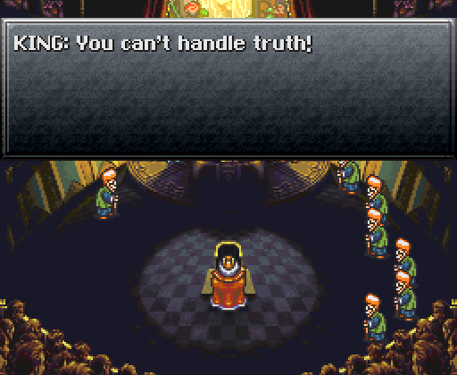KING: You can't handle the truth!