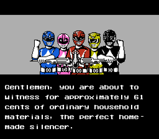 BILLY: Gentlemen, you are about to witness for approximately 61 cents of ordinary household materials, the perfect home-made silencer.