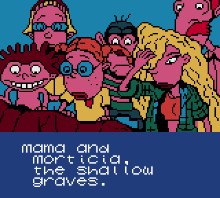 NIGEL THORNBERRY: Mama and Morticia, the shallow graves.