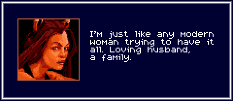 KITSUNE: I'm just like any modern woman trying to have it all. Loving husband, a family.