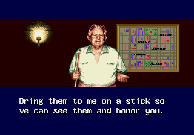 MINNESOTA FATS: Bring them to me on a stick so we can see them and honor you.