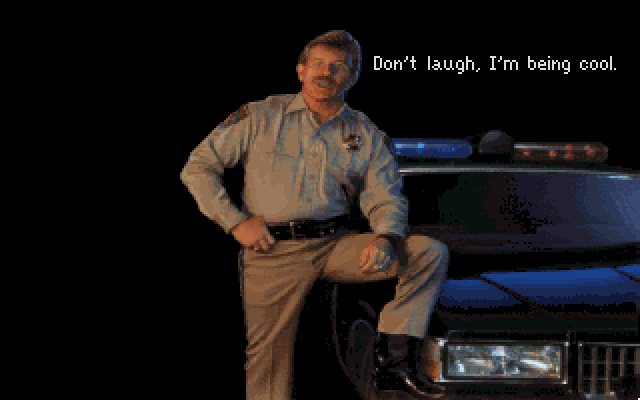 JIM WALLS: Don't laugh, I'm being cool.