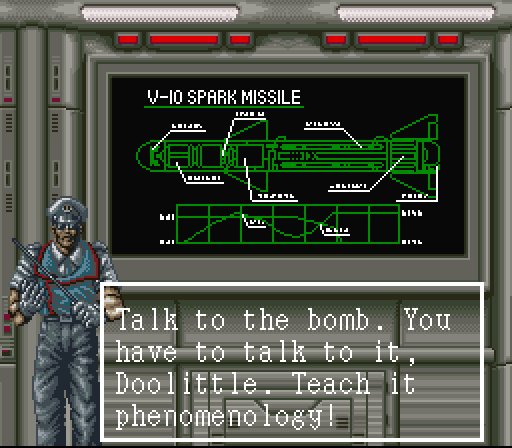 GENERAL: Talk to the bomb. You have to talk to it, Doolittle. Teach it phenomenology!