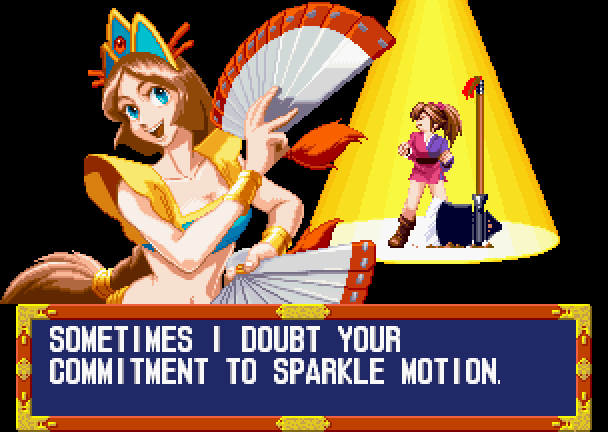 YAGUMO: Sometimes I doubt your commitment to Sparkle Motion.