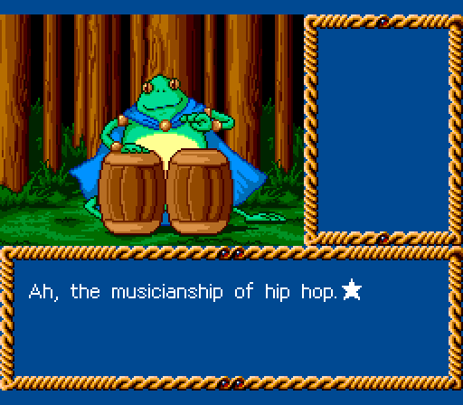 DRUMMER FROG: Ah, the musicianship of hip hop.