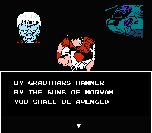 KANEDA: By Grabthar's hammer, by the suns of Worvan, you shall be avenged.