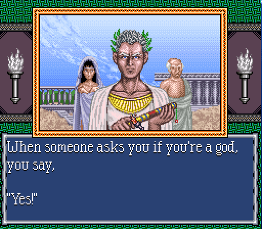 CAESAR: When someone asks you if you're a god, you say, Yes!