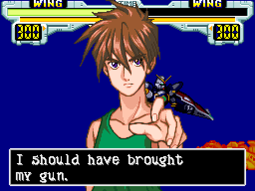 HEERO YUY: I should have brought my gun.