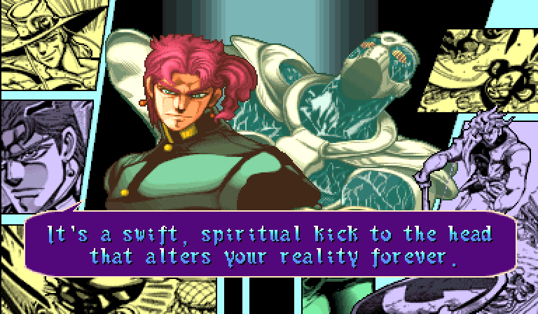 NORIAKI KAKYOIN: It's a swift, spiritual kick to the head that alters your reality forever.