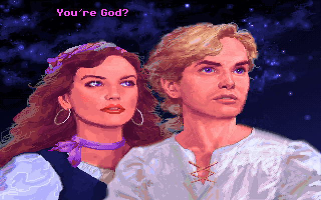 ELAINE: You're God?