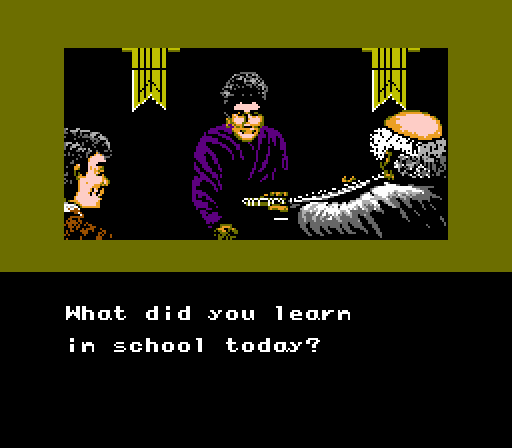 BLACK MANTA: What did you learn in school today?
