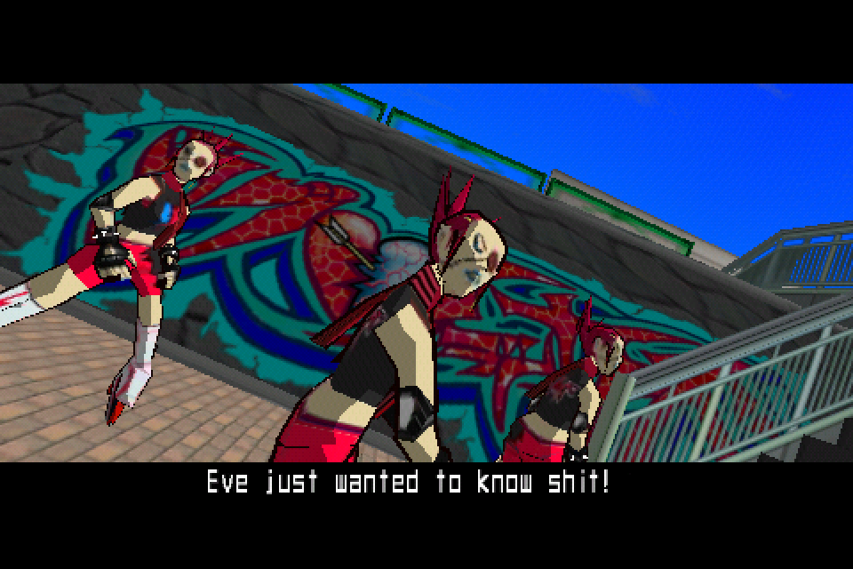 LOVE SHOCKERS: Eve just wanted to know shit!