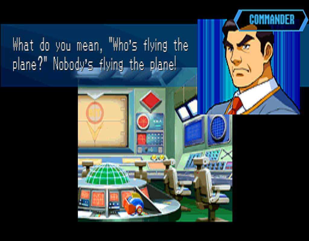 COMMANDER: What do you mean, who's flying the plane? Nobody's flying the plane!