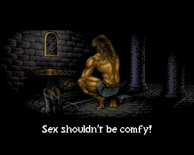 VALDYN: Sex shouldn't be comfy!