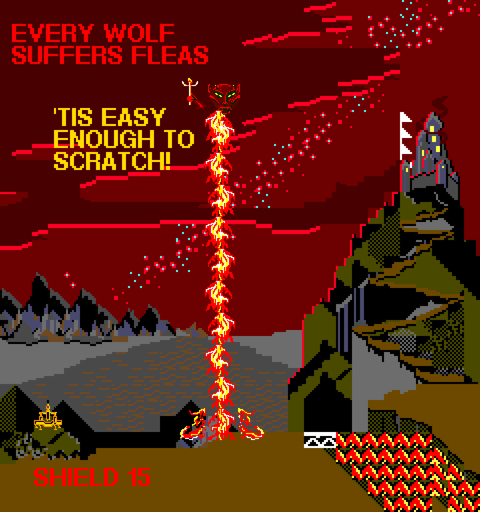 SATAN: Every wolf suffers fleas. 'Tis easy enough to scratch!