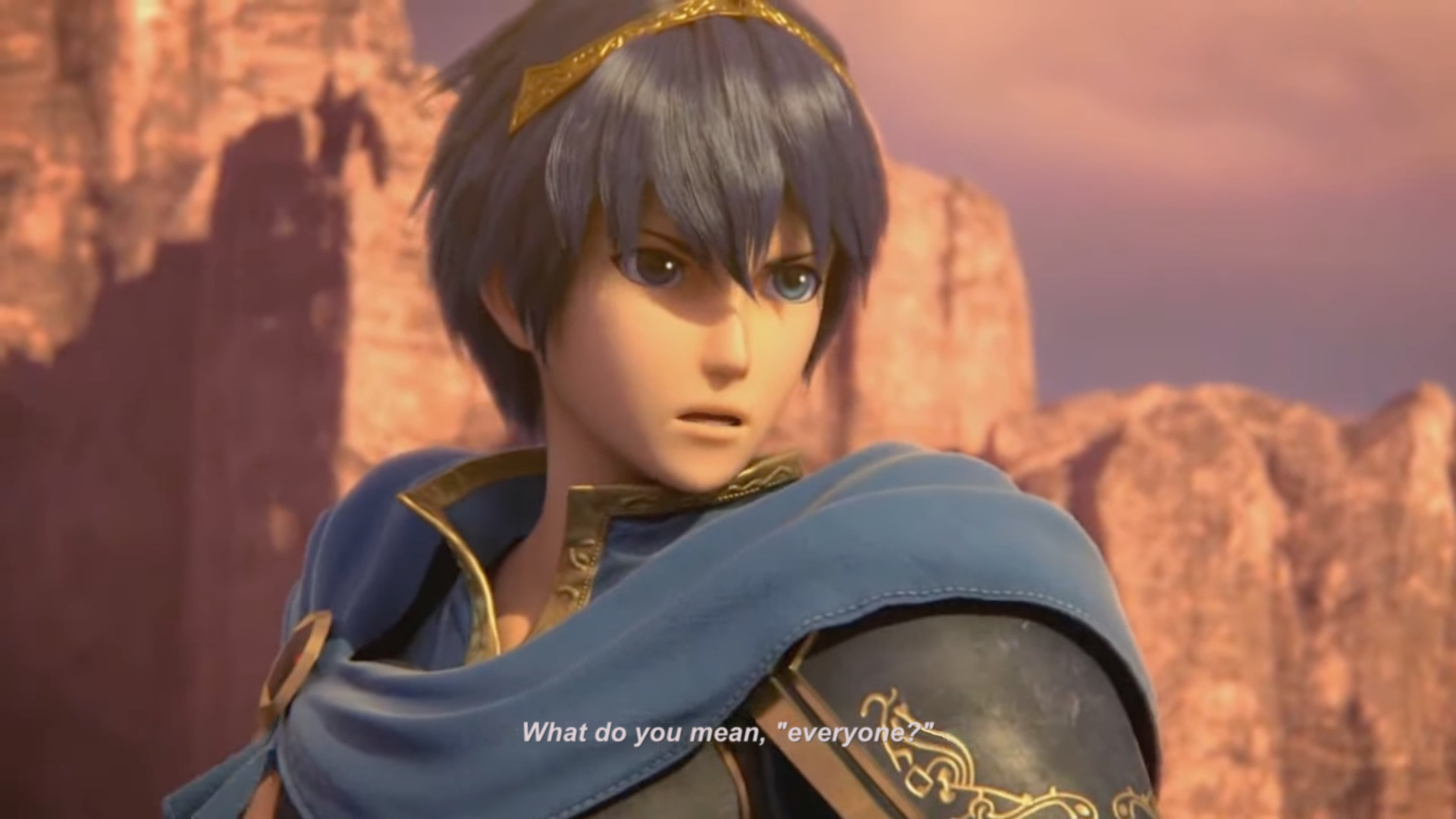 MARTH: What do you mean, everyone?