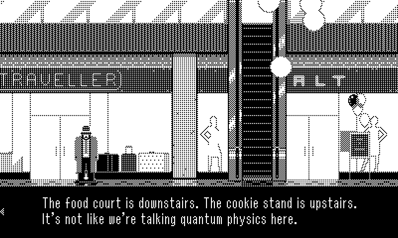 JOHN KORNFIELD: The food court is downstairs. The cookie stand is upstairs. It not like we're talking quantum physics here.