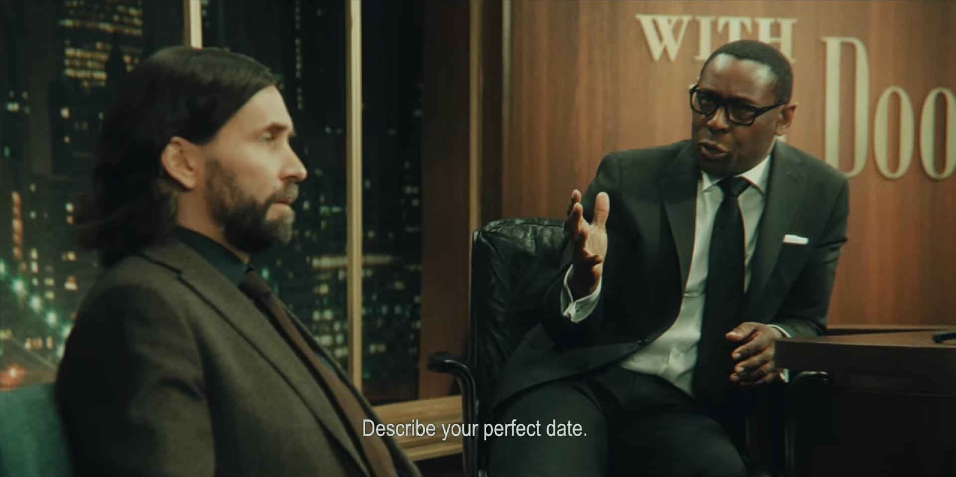 MR. DOOR: Describe your perfect date.