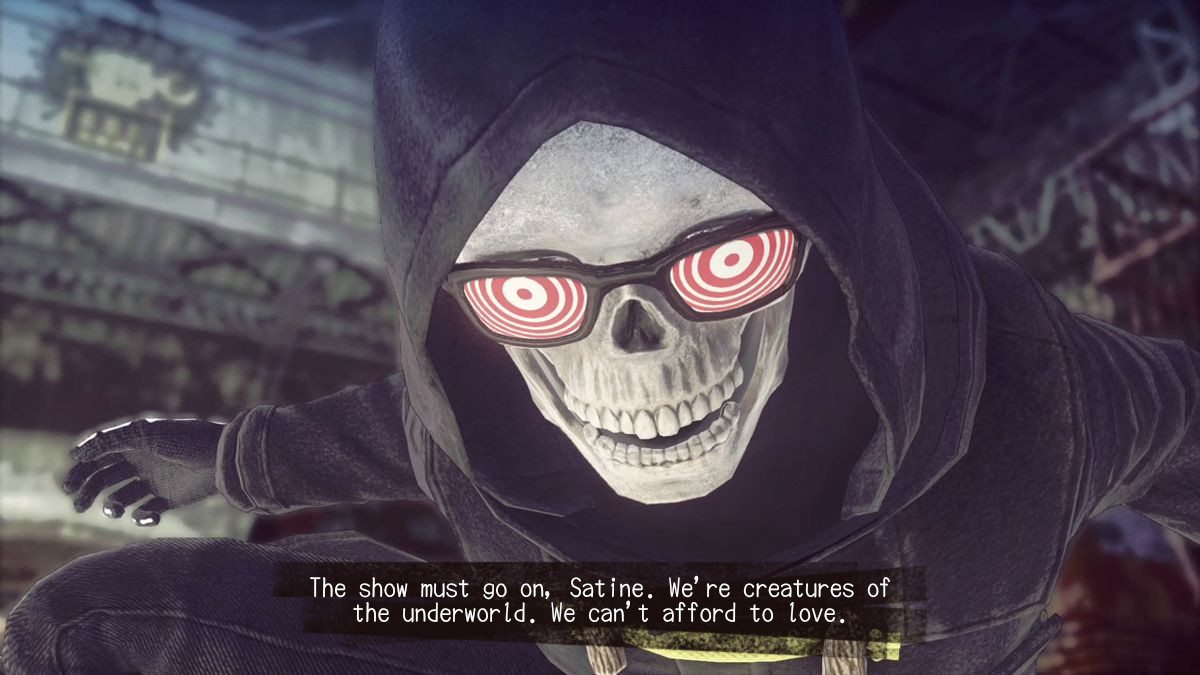 UNCLE DEATH: The show must go on, Satine. We're creatures of the underworld. We can't afford to love.