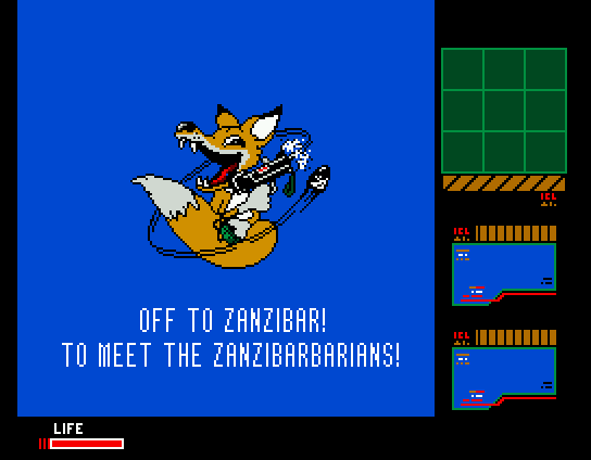 FOX HOUND: Off to Zanzibar, to meet the Zanzibarbarians!
