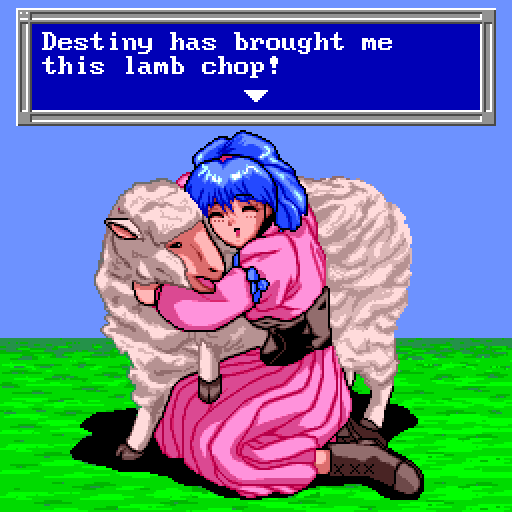 ANITA: Destiny has brought me this lamb chop!