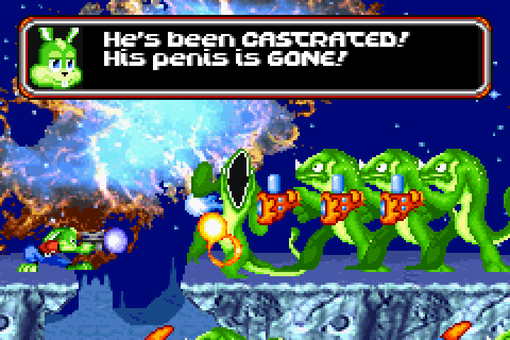 JAZZ JACKRABBIT: He's been CASTRATED. His penis is GONE.