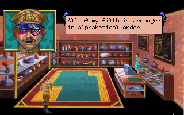 WOLF HEIMLICH: All of my filth is arranged in alphabetical order.