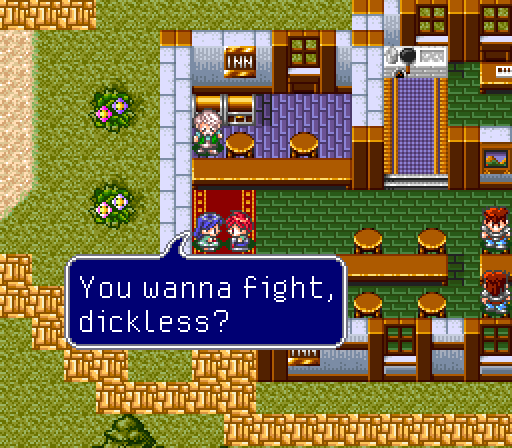 LUFIA: You wanna fight, dickless?