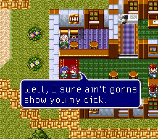 RAY: Well, I sure ain't gonna show you my dick.