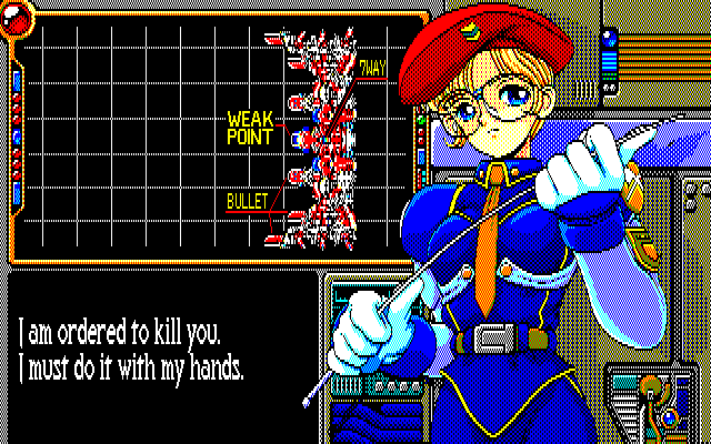 COLONEL IRITSA RENINA: I am ordered to kill you. I must do it with my hands.