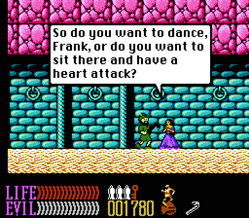 PRINCESS JULIA: So do you want to dance, Frank, or do you want to sit there and have a heart attack?