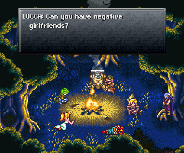 LUCCA: Can you have negative girlfriends?