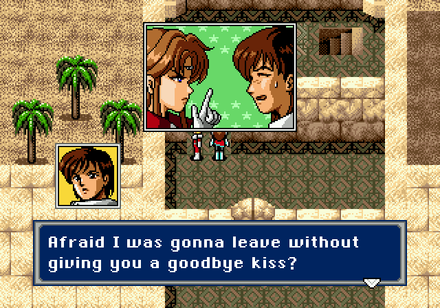 HAHN MAHLAY: Afraid I was gonna leave without giving you a goodbye kiss?