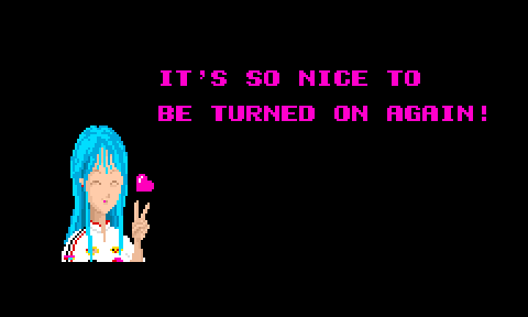 CLARICE: It's so nice to be turned on again!