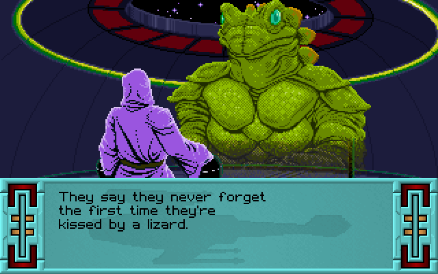 SAKKRA DIPLOMAT: They say they never forget the first time they're kissed by a lizard.