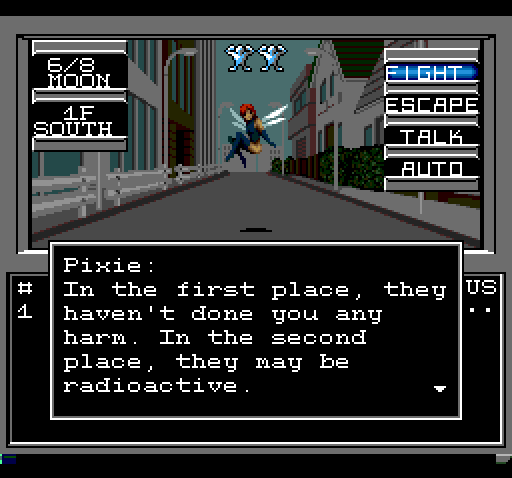 PIXIE: In the first place, they haven't done you any harm. In the second place, they may be radioactive.