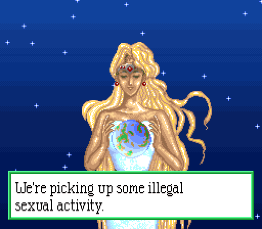 GODDESS: We're picking up some illegal sexual activity.