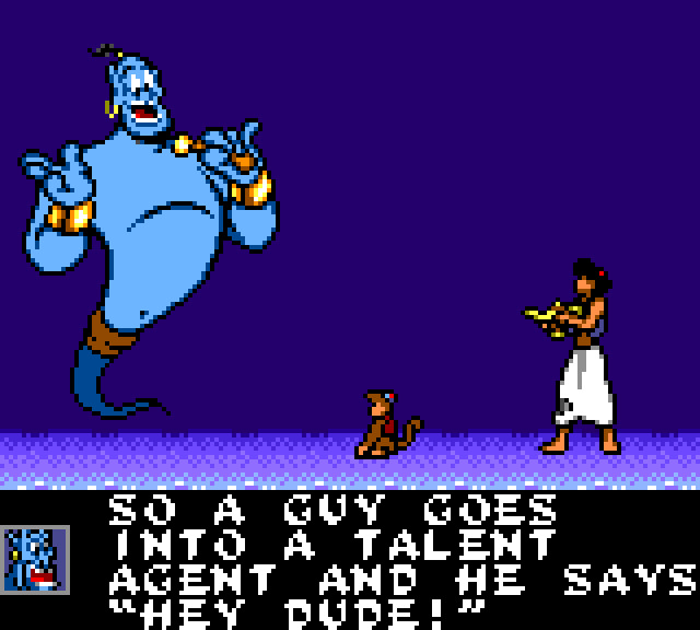 GENIE: So a guy goes into a, uh, into a talent agent