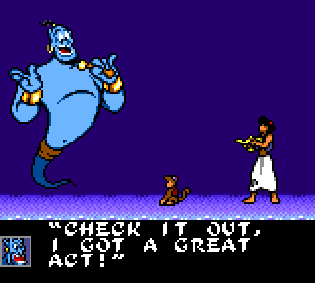 GENIE: and he says, Hey, dude, check it out! I got a great act!