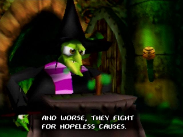 GRUNTY: And worse, they fight for hopeless causes.