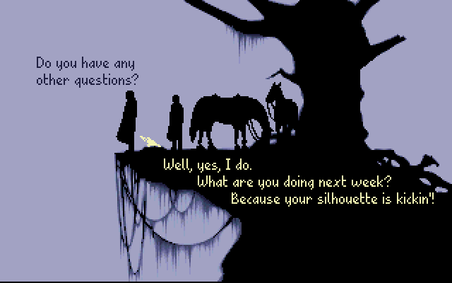 KING: Do you have any other questions? DIERMOT: Well, yes, I do. What are you doing next week? Because your silhouette is kickin'!