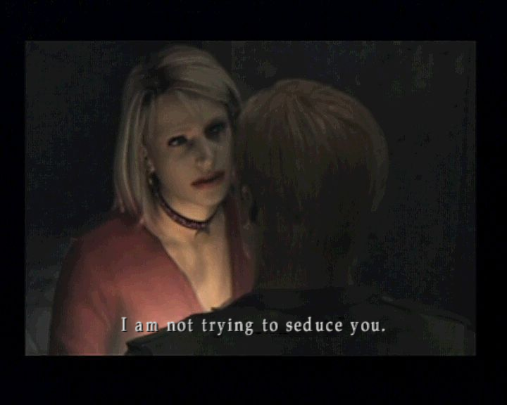 MARIA: I am not trying to seduce you.