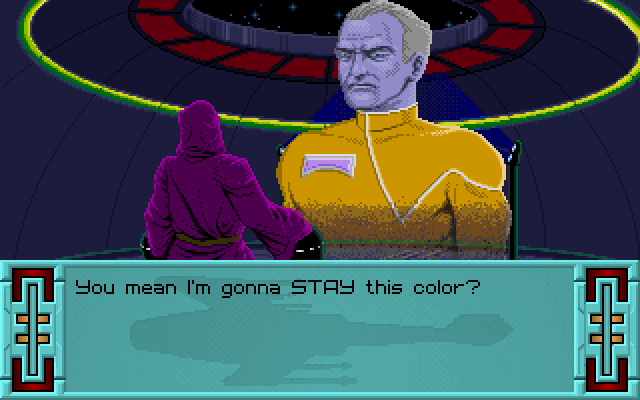 ELERIAN AMBASSADOR: You mean I'm gonna STAY this color?