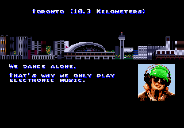 BARD BANGER: We dance alone. That's why we only play electronic music.
