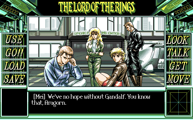 MEI: We've no hope without Gandalf. You know that, Aragorn.