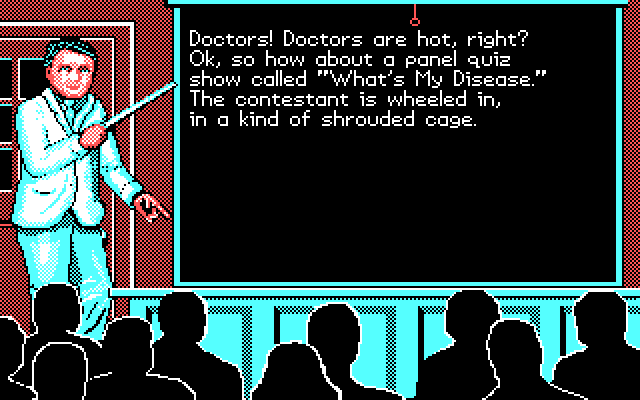 DOCTOR: Doctors! Doctors are hot, right? Ok, so how about a panel quiz show called 