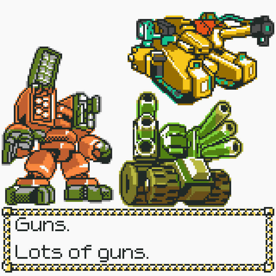 TETSUO: Guns. Lots of guns.