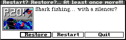 GAME OVER: Shark fishing... with a silencer?