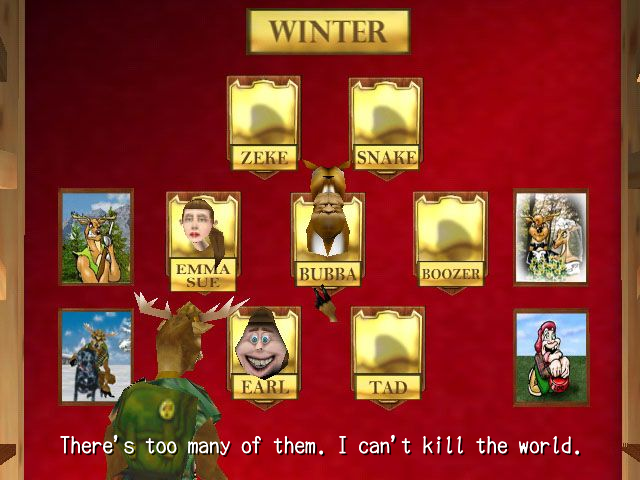 BAMBO: There's too many of them. I can't kill the world.